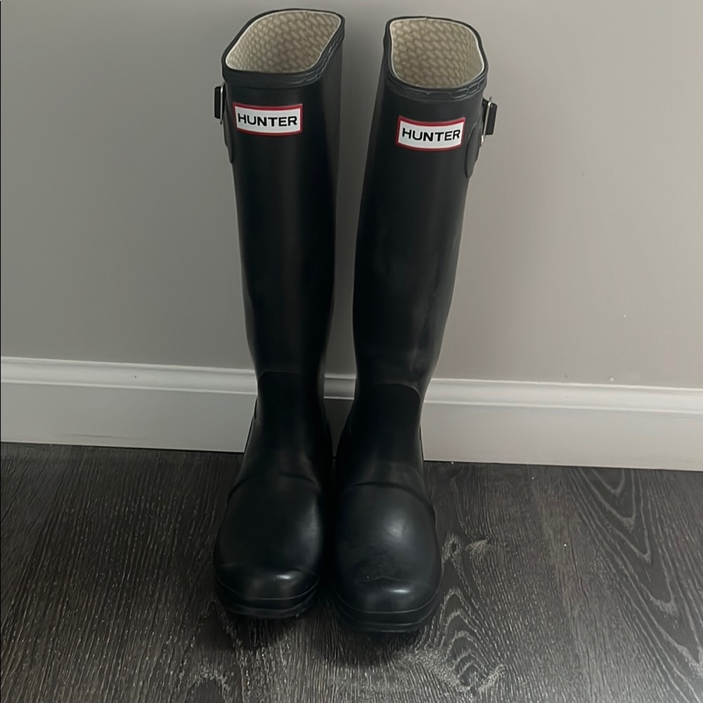 Hunter Black Rain Boots